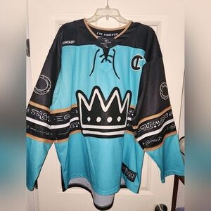 Teal and Black Charles The First Jersey
